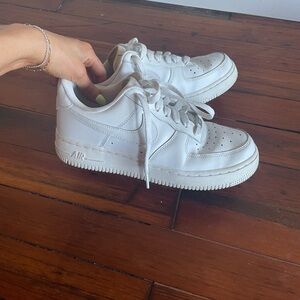 Nike Air Force ones. Size 7. Worn a couple times.